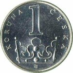 1 koruna česká mince