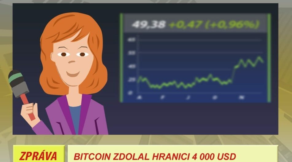 Bitcoin zdolal hranici 4 000 USD a dále roste