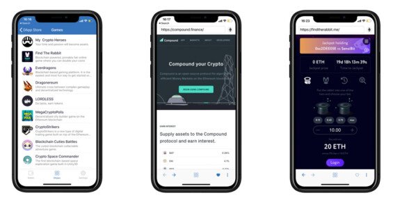 Trust Wallet DApp prohlížeč