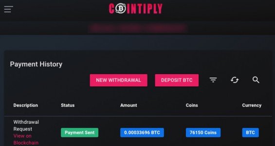 První kryptoměny (bitcoin) zdarma z Cointiply