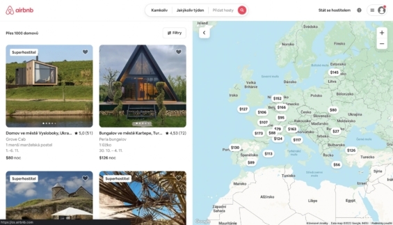 platforma airbnb