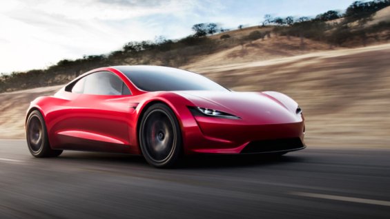 Tesla Roadster. 