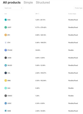 Bitget staking