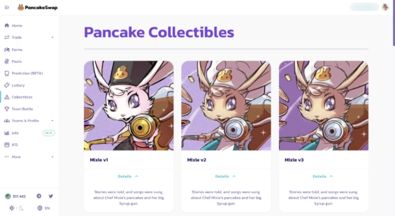 Pancakeswap NFT Collectibles