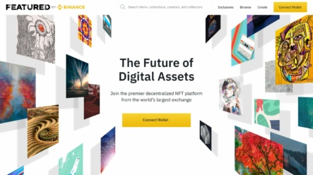 Featured by Binance – NFT platforma z dílen Binance