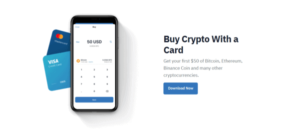 Nakupujte kryptoměny pomocí karty přímo do peněženky