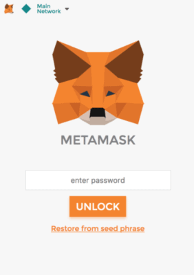 Falešné rozhraní MetaMask