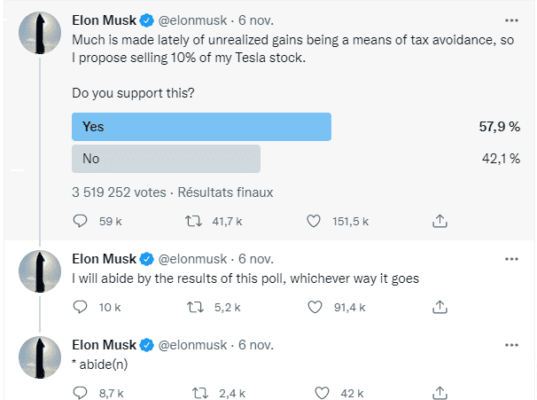 Tweet Elona Muska