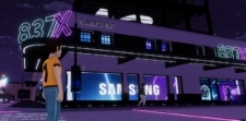 Virtuální budova ve hře Decentraland, na které pracuje Samsung