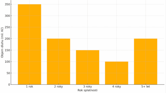 Struktura splatnosti dluhu