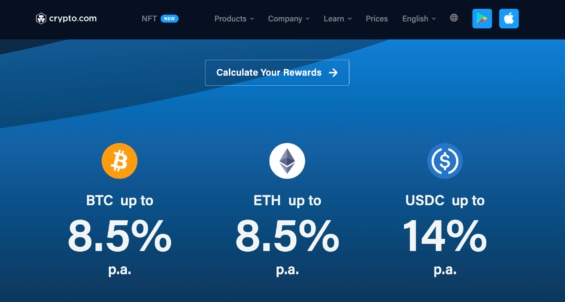 Staking kryptoměn na Crypto.com