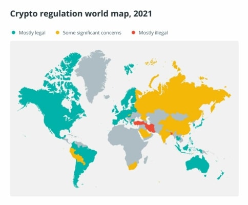 Kryptoměnové regulace v roce 2021