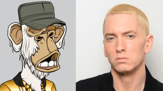 Eminem a Bored Ape