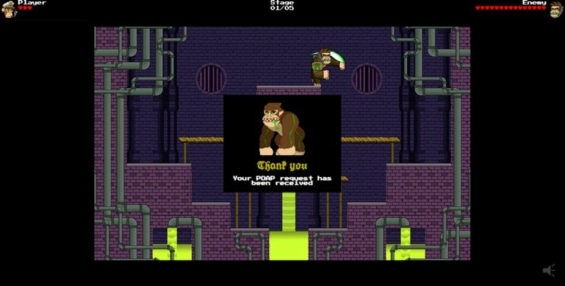 The mutant ape arcade game