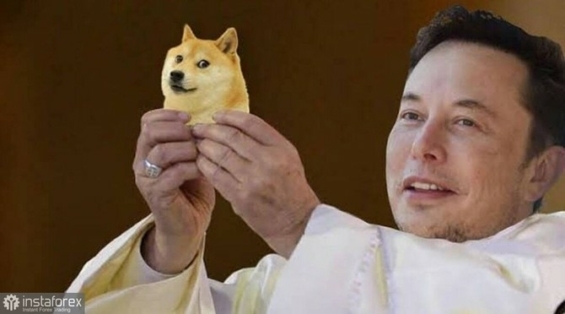 Musk propagace Dogecoinu