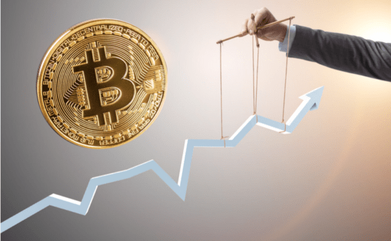 bitcoin mince a manipulovaný rostoucí graf