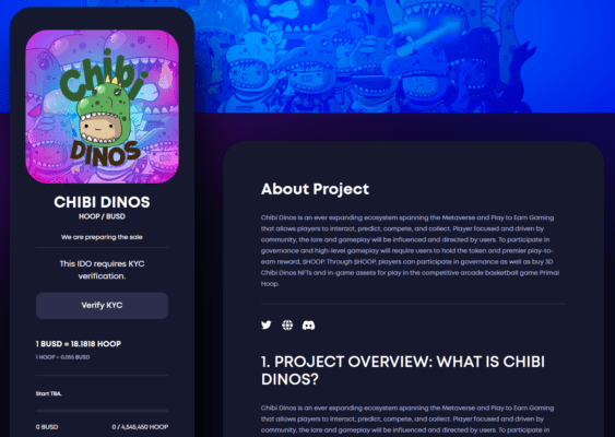 Připravovaná hra Chibi Dinos na Gamestarteru