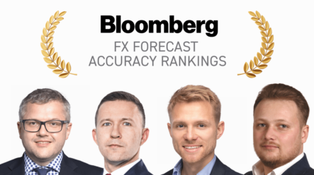 Dle hodnocení FX Forecast agentury Bloomberg patří XTB Research mezi nejlepší analytické týmy na světě!