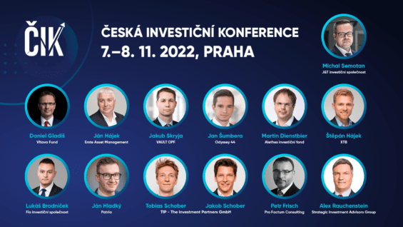 Česká investiční konference 2022 přivítá velice zajímavé řečníky.