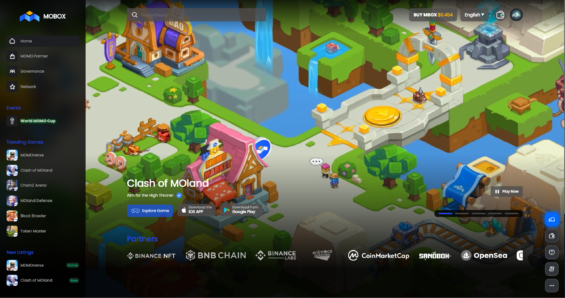 Ukázka herní platformy MOBOX