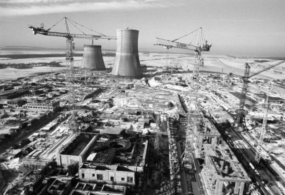 Výstavba Jaderné elektrárny Dukovany