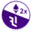 Logo Index Coop - ETH 2x Flexible Leverage Index