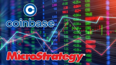 Akcie Coinbase dosáhly 18měsíčního maxima. Daří se i MicroStrategy