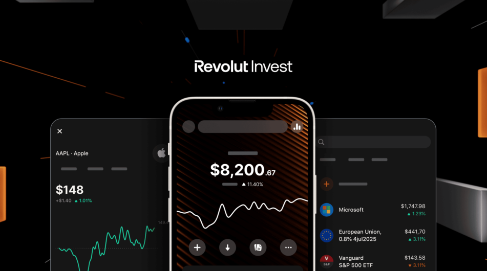 Nová investiční aplikace Revolut Invest je nyní dostupná v Česku, Řecku a Dánsku