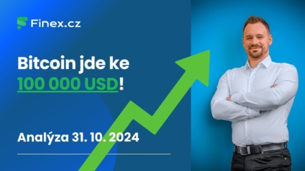 Bitcoin nabírá směr ke 100 000 dolarům! Zlato pokořuje svá maxima, dočkáme se ke konci roku 3 000 dolarů za unci?