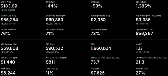 Statistiky společnosti Strategy