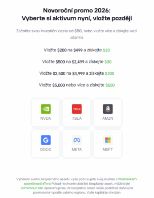 Ukázkový formulář pro zvolení preferované bonusové akcie